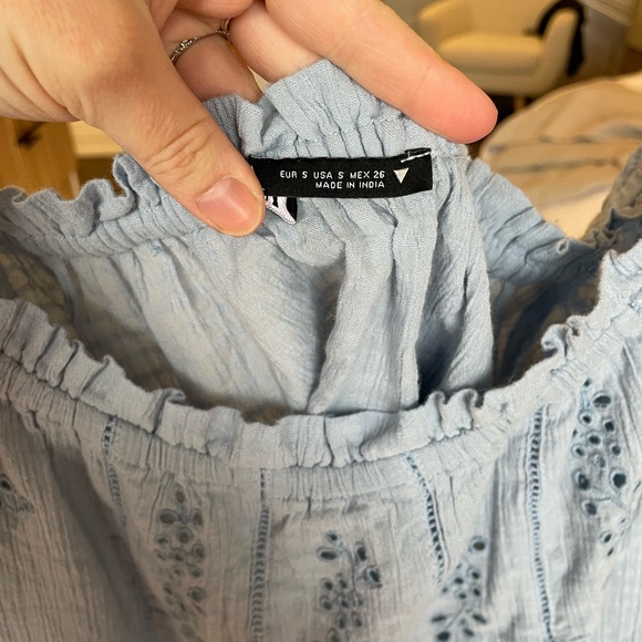 Blue Zara top - Picture 2 of 3